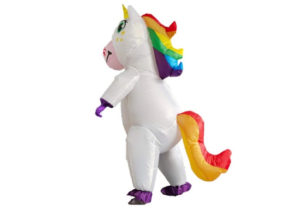 Inflatable Full Body Unicorn Costume - Three Colours Available