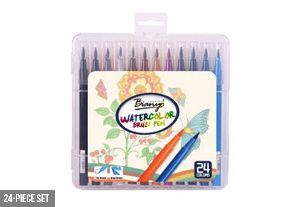 Watercolour Painting Pen Brush Set - Three Options Available with Free Delivery