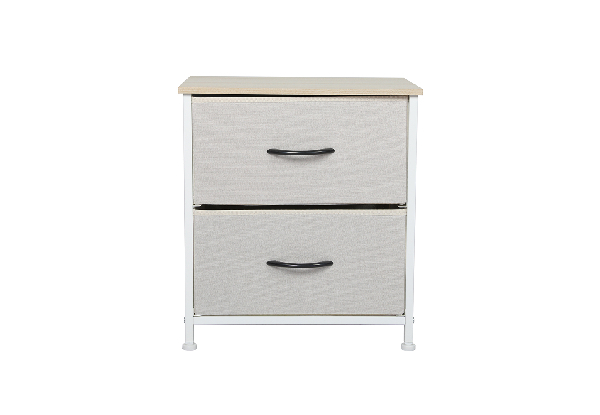 Levede Two-Drawer Bedside Table