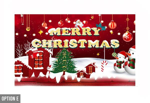 Christmas Banner Decoration - Six Options Available