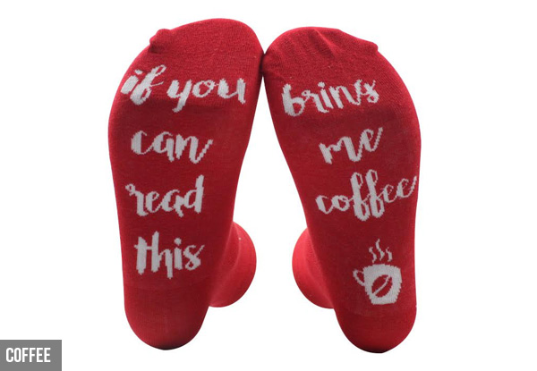 Five-Pack of 'If You Can Read This' Socks - Option for a Ten-Pack with Free Delivery