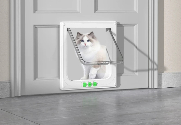 Four-Way Locking Pet Door
