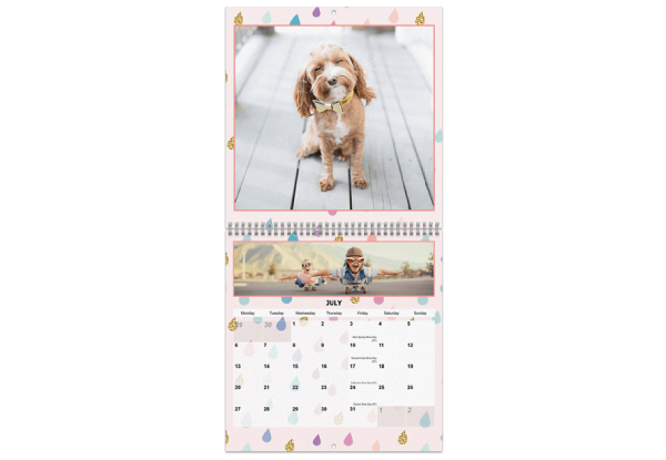 Personalised A3 Calendar - Eight Options Available