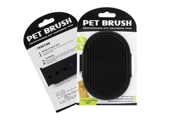 Two-Pack of Pet Grooming Brushes - Five Colours Available & Option for Four-Pack