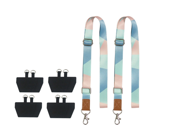 Two-Piece Universal Mobile Phone Lanyard - Available in Three Colours