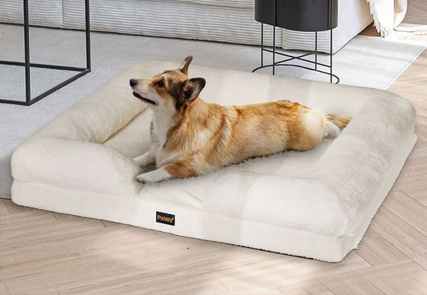 PaWz Washable Memory Foam Pet Sofa Bed - Available in Two Colours & Four Sizes