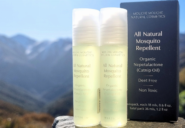 Twin Pack All-Natural Mosquito Repellent