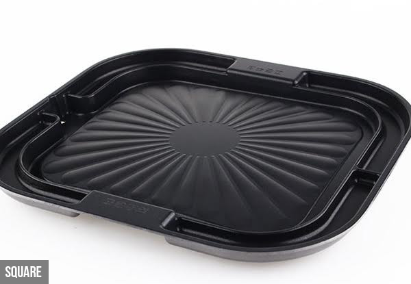 Non-Stick Stove-Top Grill Pan with Grease Drain System - Two Styles Available