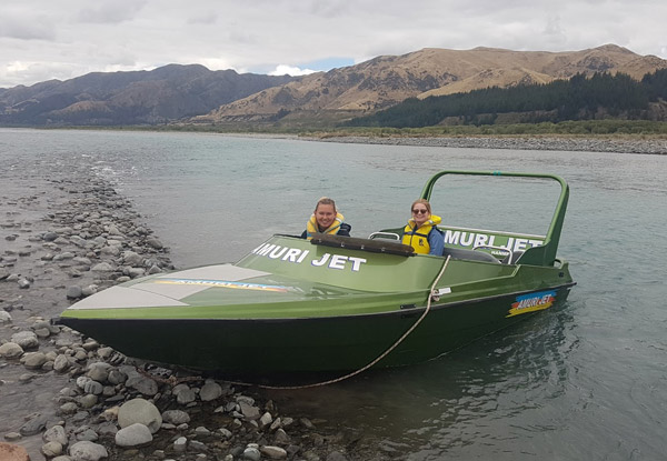 Hanmer Springs Jet Boat Wilderness Safari for an Adult - Option for a Child