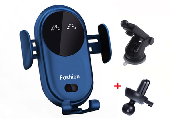 Car Phone Mount with Wireless Charging - Four Colours Available