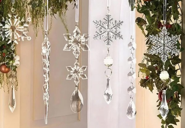 10-Piece Christmas Hanging Ornament Set - Option for Two-Set