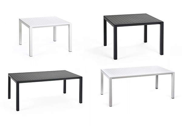 Aria Outdoor Coffee Table - Two Sizes & Two Colours Available