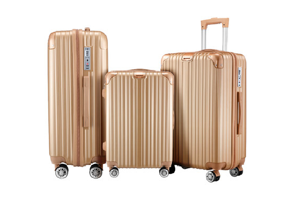 Luggage Suitcase Set Incl. Packing Cubes - Available in Three Colours & Option for Two or Three-Piece Set