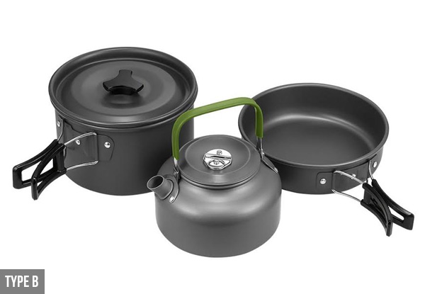 Portable Camping Cookware - Two Styles Available