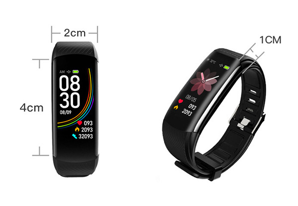 C6T Fitness Tracker Smart Watch - Three Colours Available
