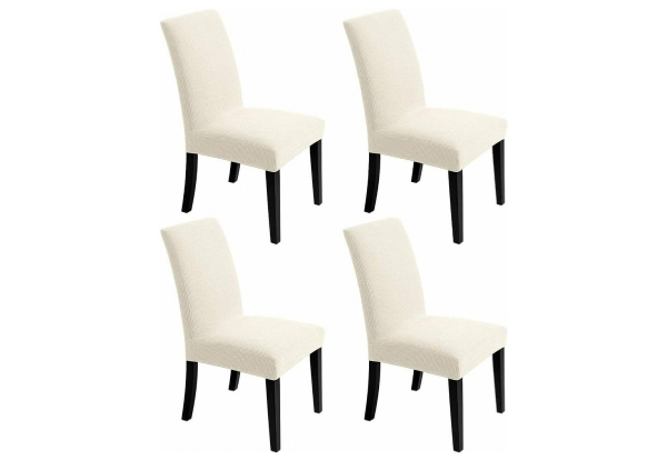 Four-Piece Dining Chair Cover - Three Colours Available