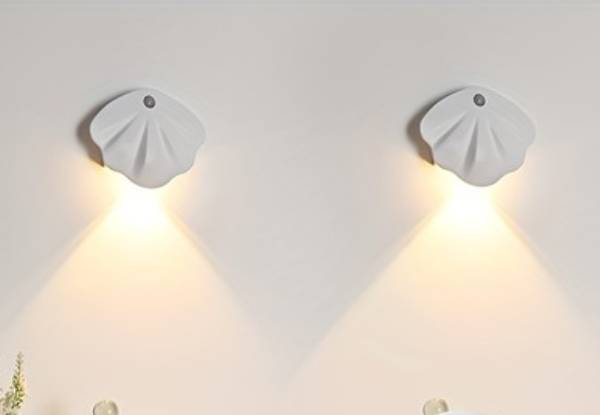 Wireless Motion Sensor LED Wall Lamp - Two Colours Available