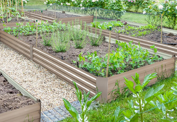 Raised Steel Garden Bed - Available in Two Colours & Two Sizes