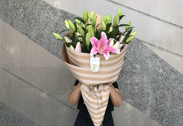 48 HOURS ONLY - Tomuri and Co Scented Lilies - Auckland Wide Delivery or Pick Up