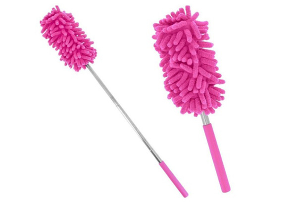 Two-Pack of Telescopic Microfibre Cleaning Dusters