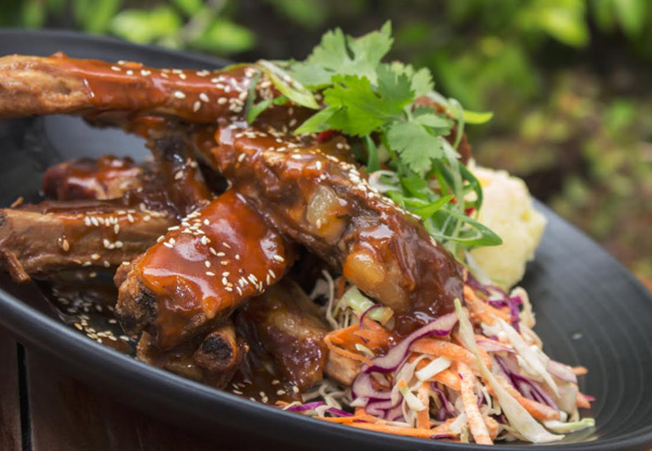 $18 for Two Lunch Mains – Valid Seven Days (value up to $36)