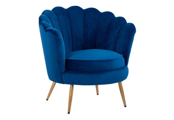Comfortable Velvet Living Room Sofa Chair - Two Colours Available