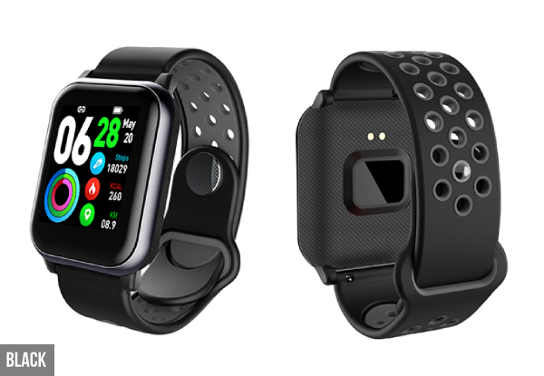 Multi-Sports Smart Watch - Five Colours & Option for Two Available