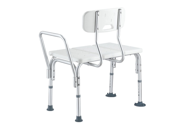 Medical Adjustable Shower Bench incl. Armrest & Back Rest