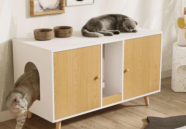 Three-in-One Cat Litter Box - Two Colours Available