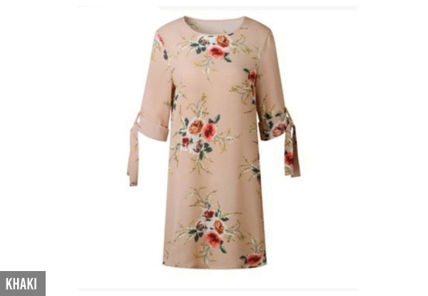 Floral Print Dress - Six Colours & Six Sizes Available with Free Delivery