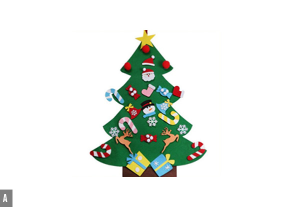 DIY Felt Christmas Tree Kit - Four Styles Available