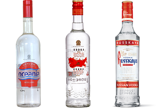 Six-Pack of Vodka Range