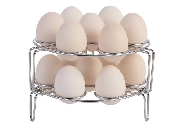 Two-Pack Stackable Egg Steamer Rack
