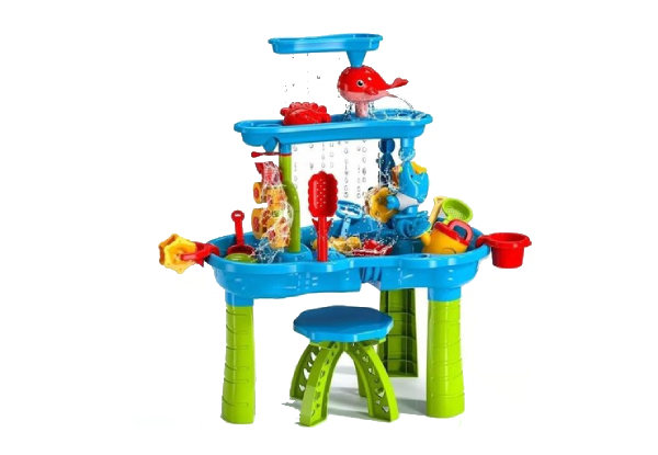 Three-in-One Kids Sand & Water Table Activity Toy