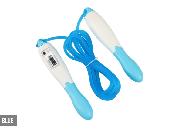 Adjustable Digital Counter Jump Rope - Four Colours Available