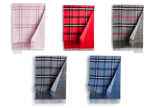 Ugg 100% Australian Merino Wool Reversible Wrap - Five Styles Available