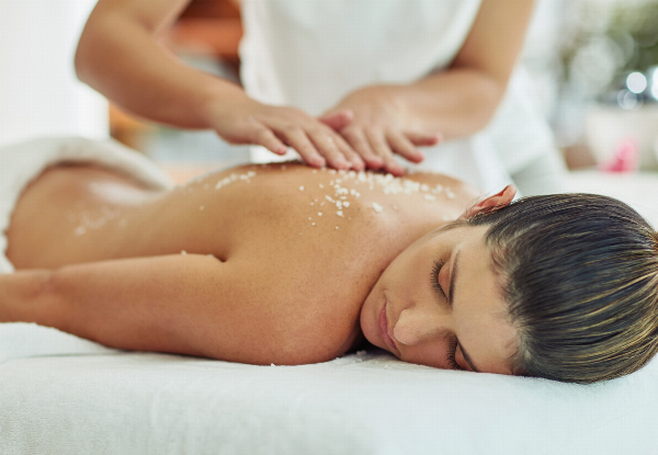 Sweet Orange or Lavender Body Bliss Massage Package for One Person - Option for Sodashi Pure Radiance Facial