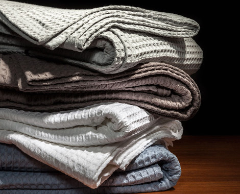 $89 for a Luxury Cotton Waffle Blanket incl. Nationwide Delivery (value $243.94)