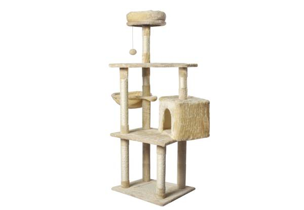 PaWz Wooden Cat Scratching Tower Condo  - Two Colours Available