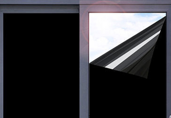 One-Way Privacy Window Film Glass Cover - Available in Three Colours & Three Sizes