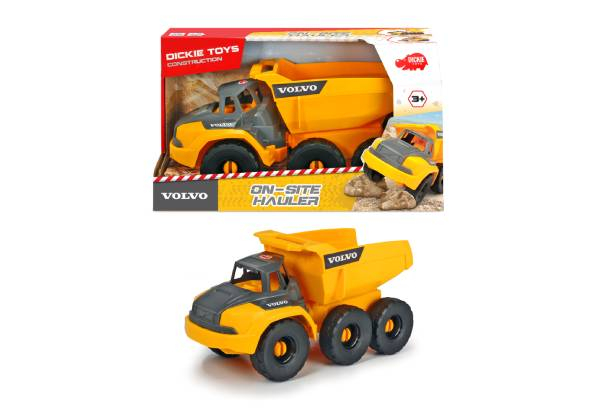 Dickie Volvo On-Site Machinery Toy Range - Three Options & Option for Set of Three Available