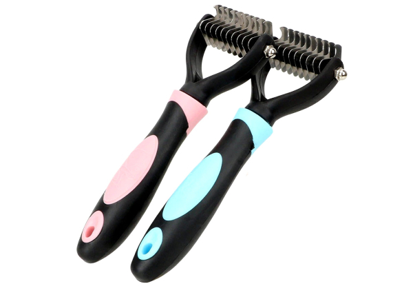 Double-Sided Pet Hair Removal Brush - Two Colours Available