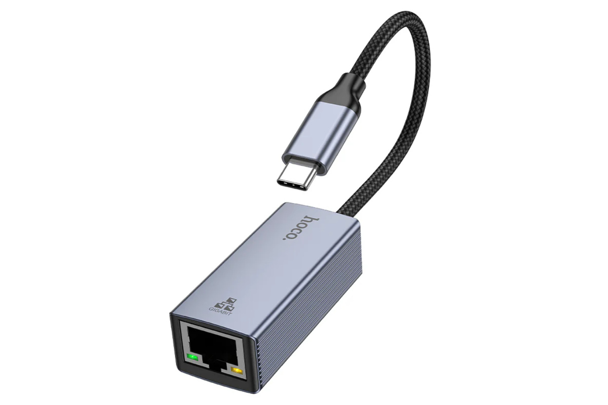 Hoco USB-C to RJ45 Gigabit Ethernet Adaptor
