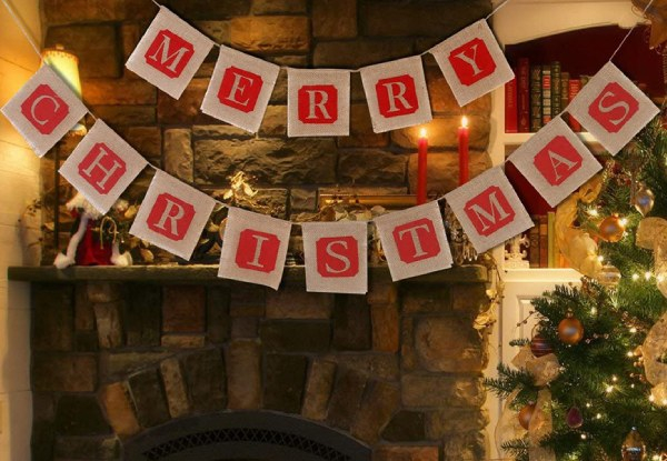 Merry Christmas Banner - Option for Two