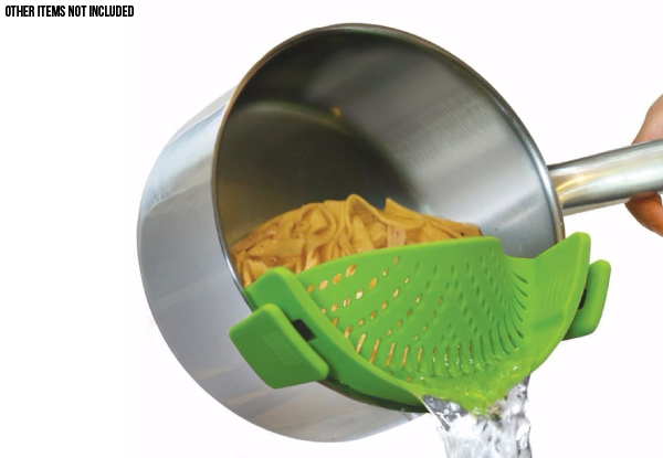 Clip-On Silicone Kitchen Strainer - Option for Two
