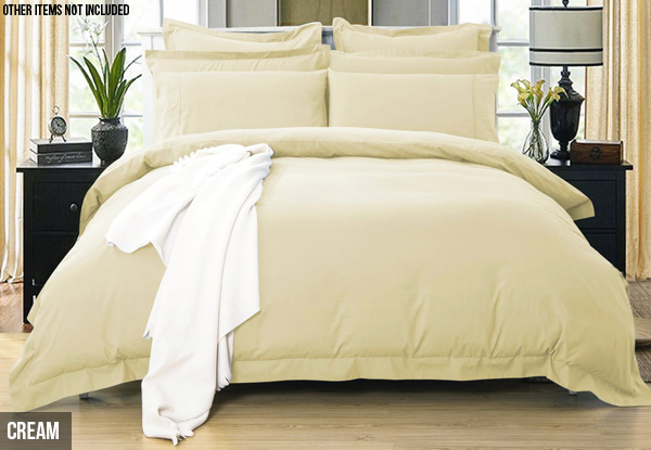 1000TC Ultra Soft Duvet Cover Set - Five Sizes & Extra Pillowcase Options Available