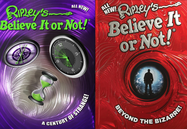 Ripley’s Believe it Or Not Book Pack incl. A Century of Strange & Beyond the Bizarre
