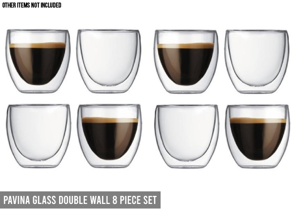 Bodum Double Wall Glass Range - Six Options Available