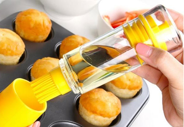 $15 for a Two-in-One Oil Dispenser Bottle & Brush, or $27 for Two