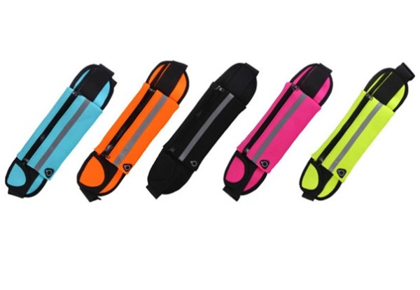Water-Resistant Running Waist Bag - Five Colours Available & Option for Two